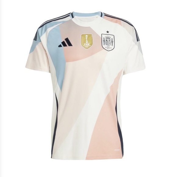 Adidas Pastel Soccer Jersey with Logos - Picture 5 of 5